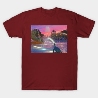 Fountain at Logan Circle. Philadelphia. T-Shirt